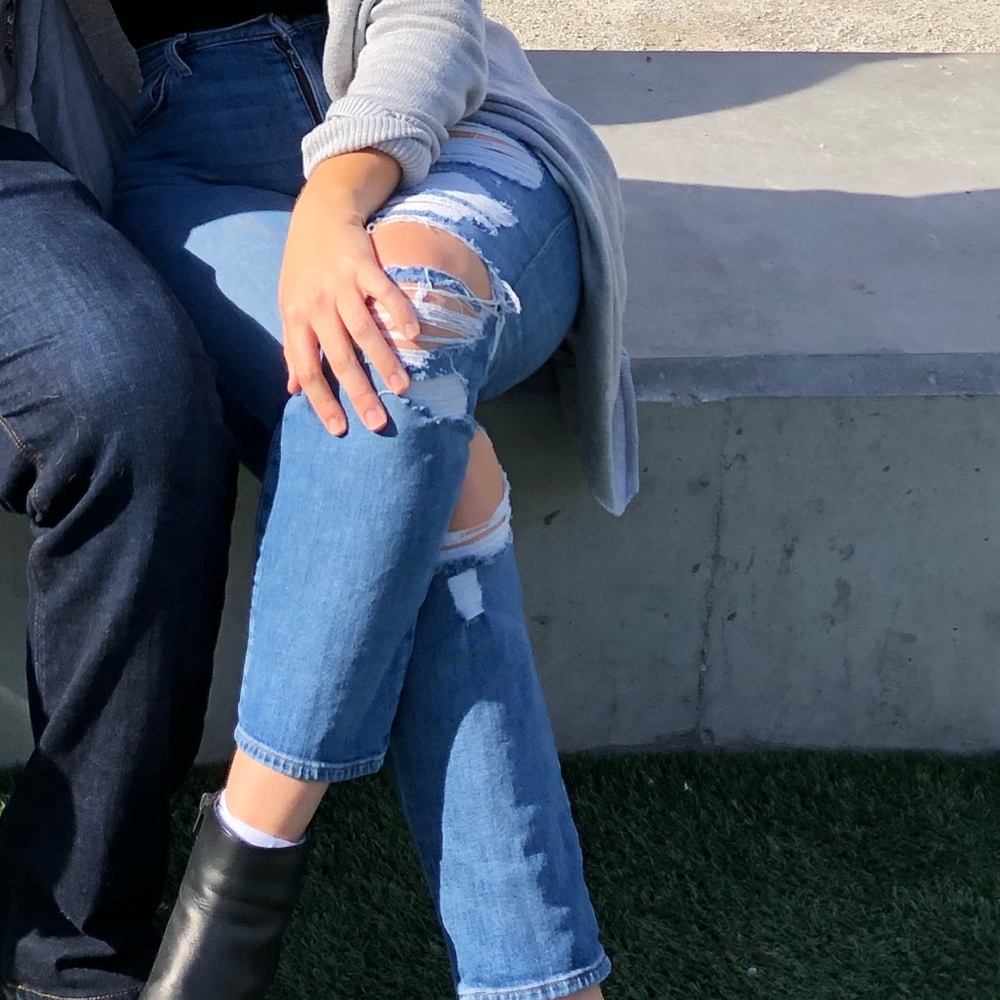 Hudson Ripped Nico Skinny Jeans